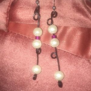 Hand Made Beaded Earrings